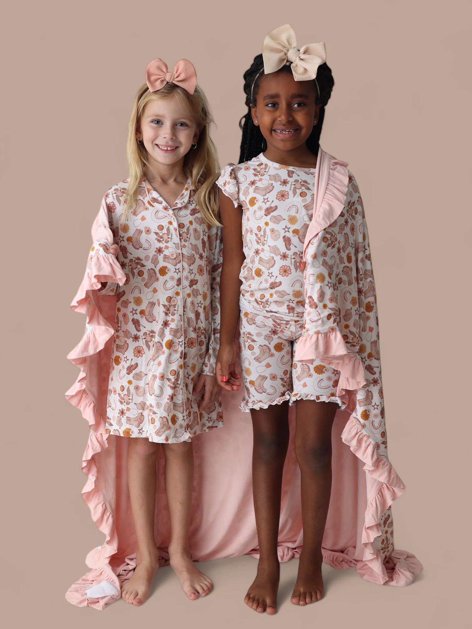 FLOWERS AND BOOTS DREAM RUFFLE SHORT SET - Image 11