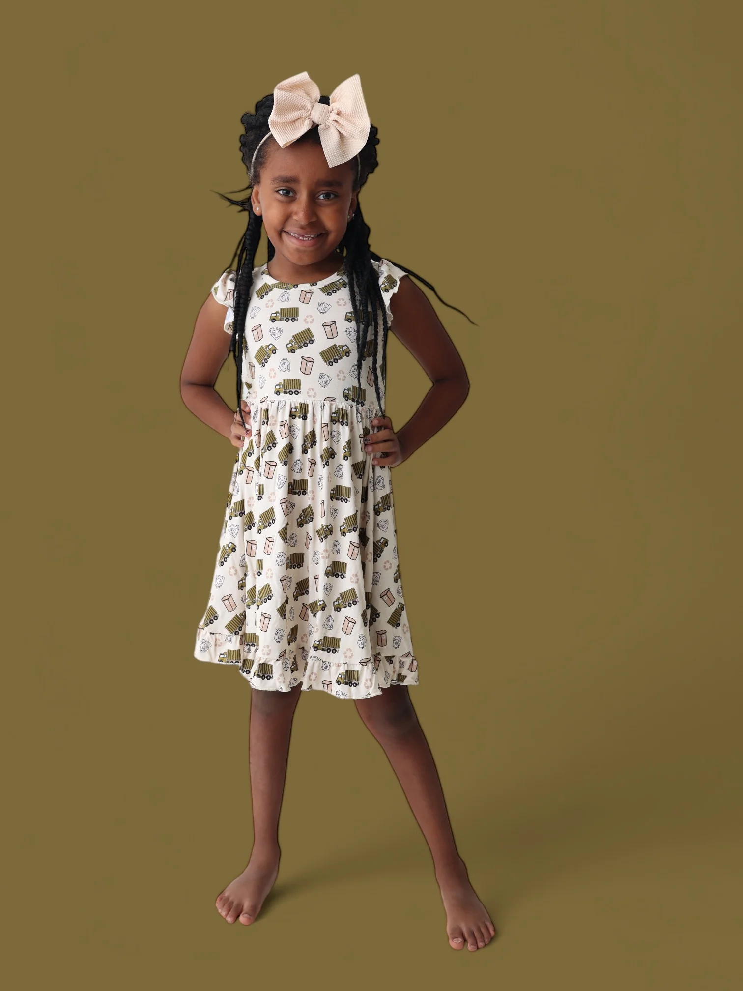 GOOD OL' GARBAGE DREAM RUFFLE DRESS - Image 6