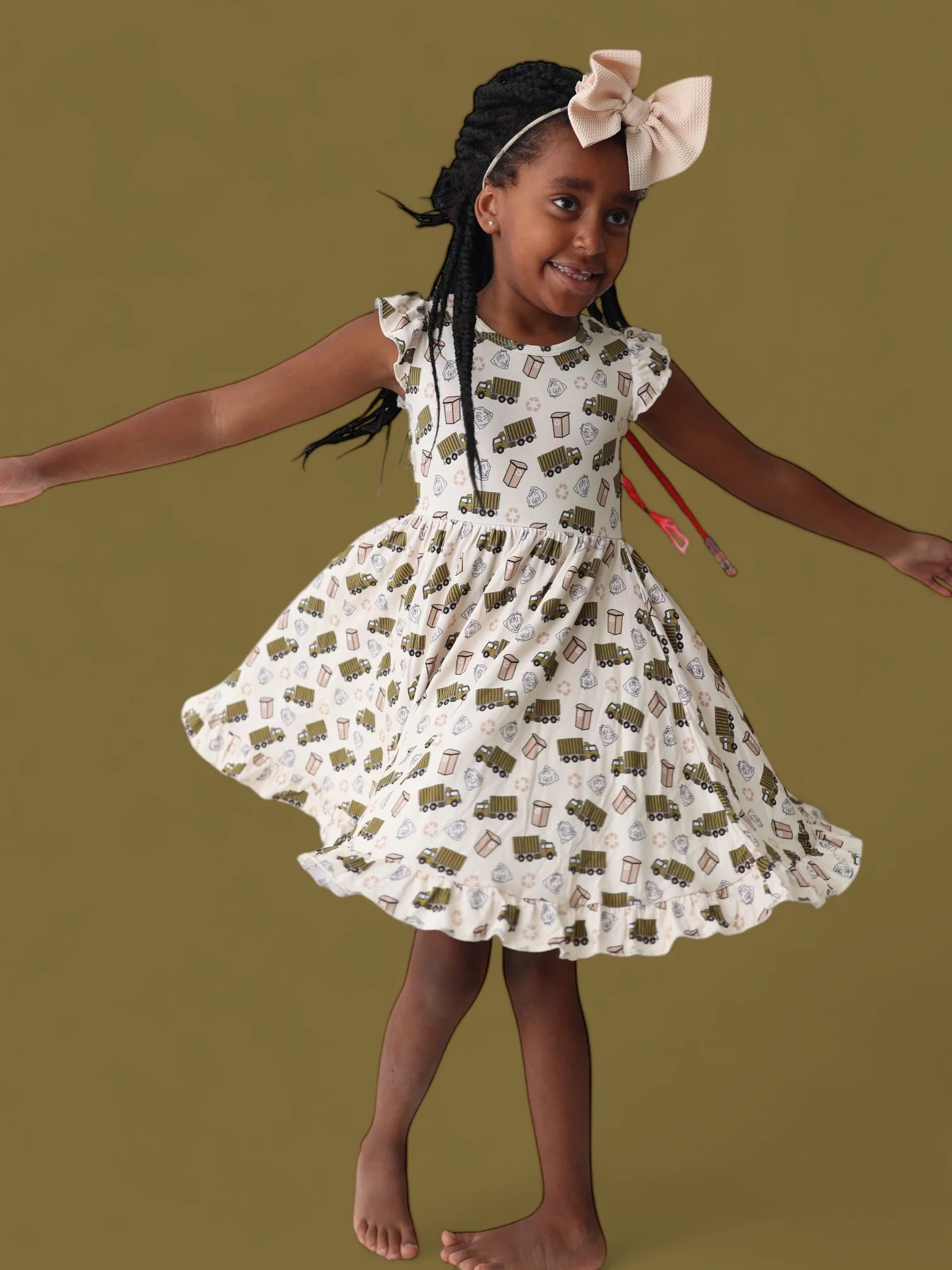 GOOD OL' GARBAGE DREAM RUFFLE DRESS - Image 7