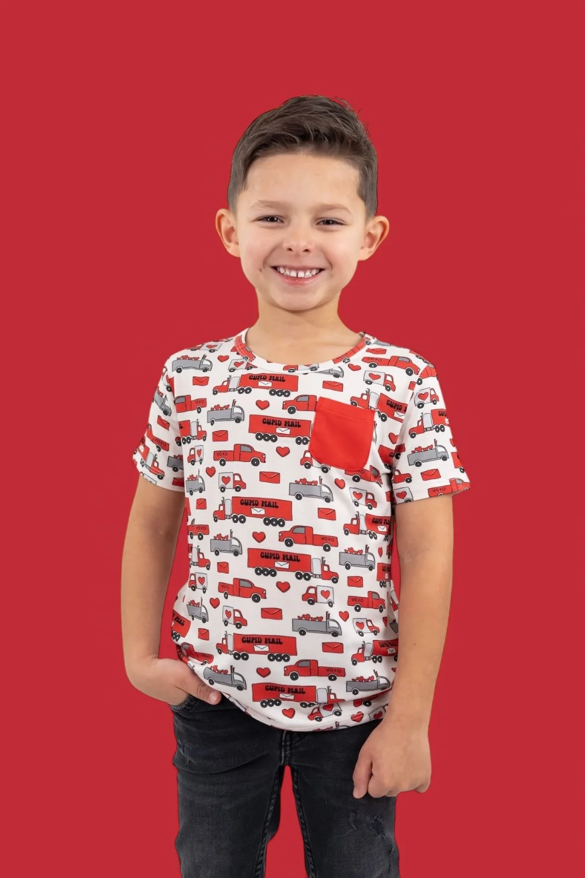 HAULIN' HEARTS DREAM POCKET TEE - Image 3