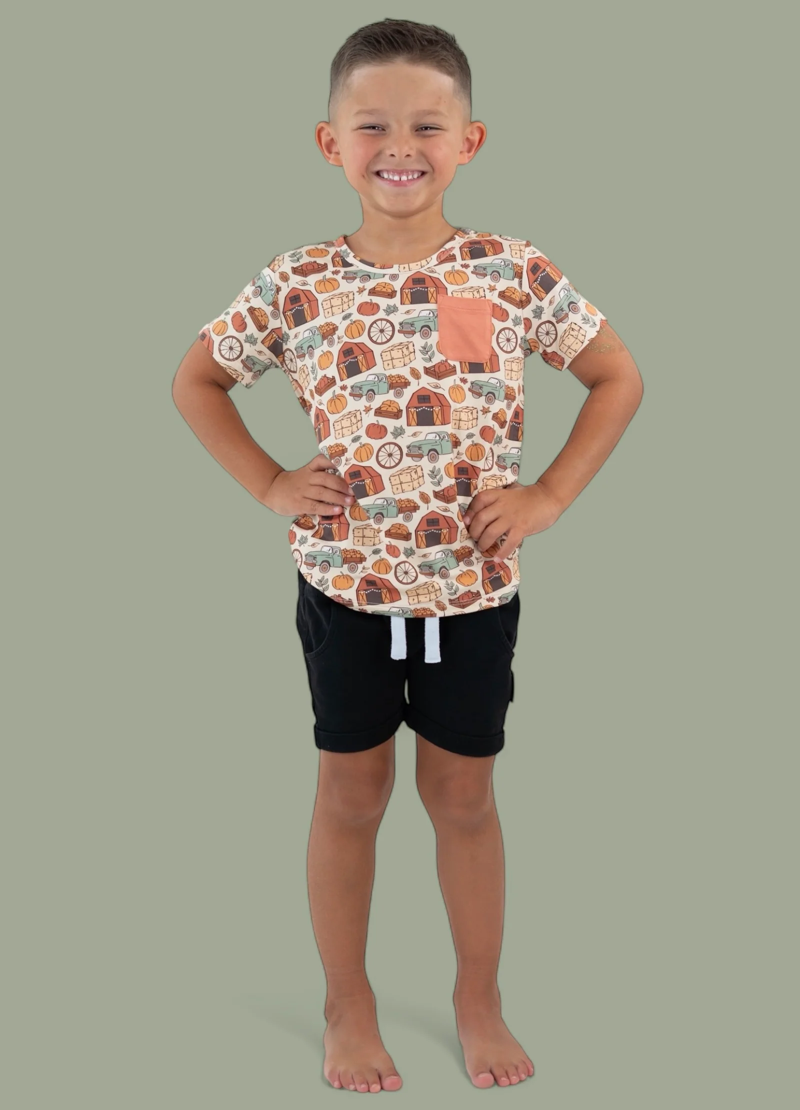 HAYRIDE AND HARVEST DREAM POCKET TEE - Image 6
