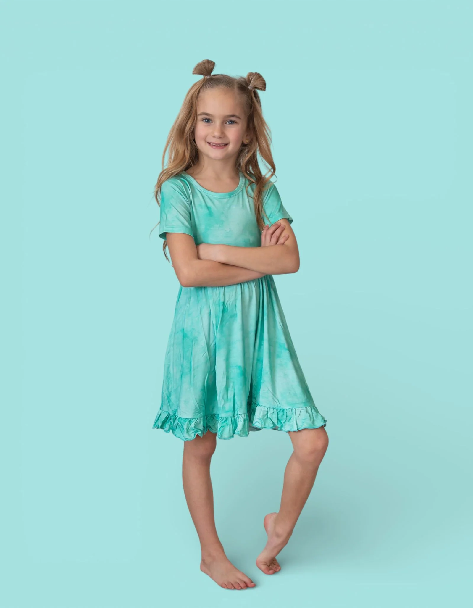 JADE MIST DREAM RUFFLE DRESS - Image 9
