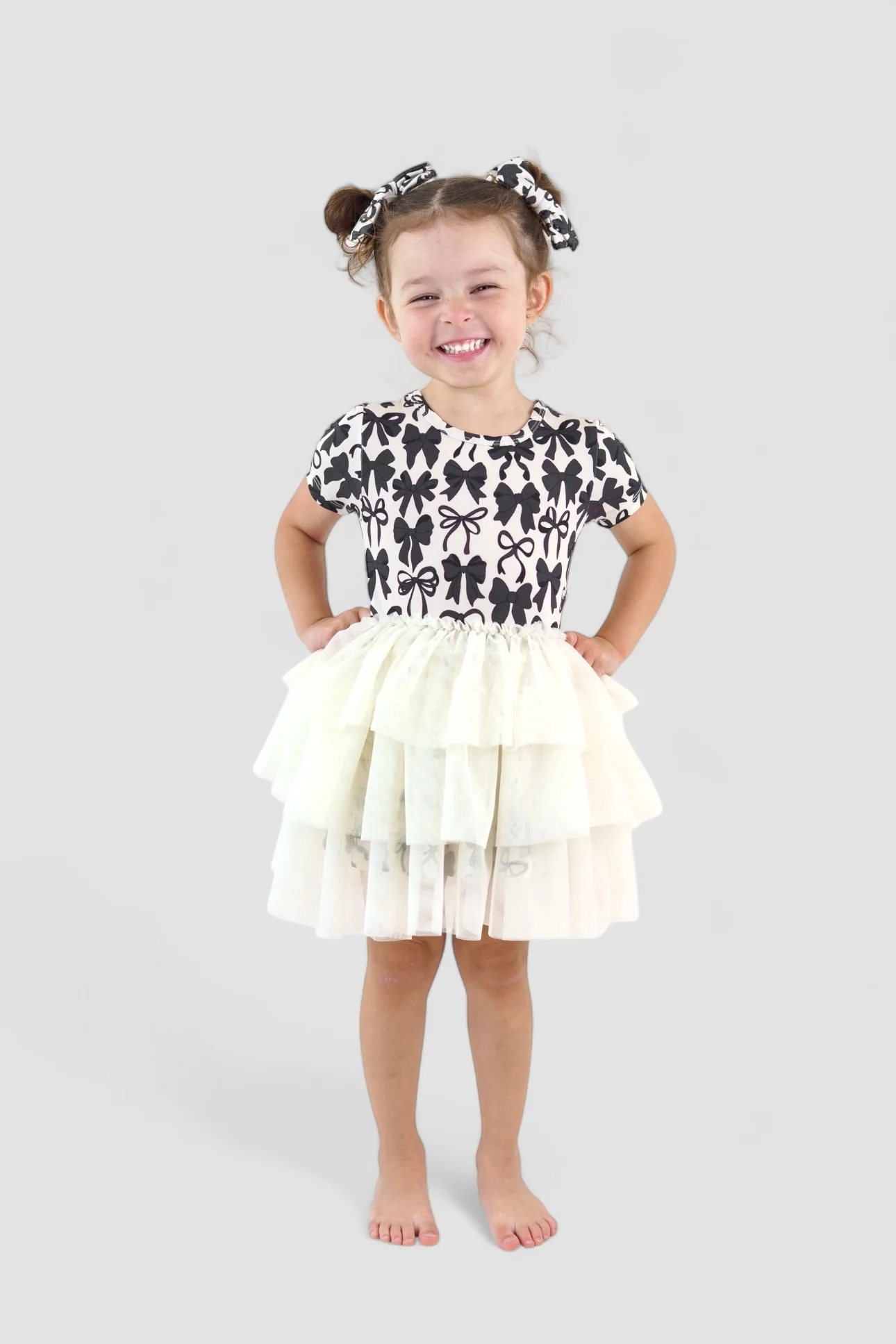 NEUTRAL BOWS DREAM TUTU DRESS - Image 16