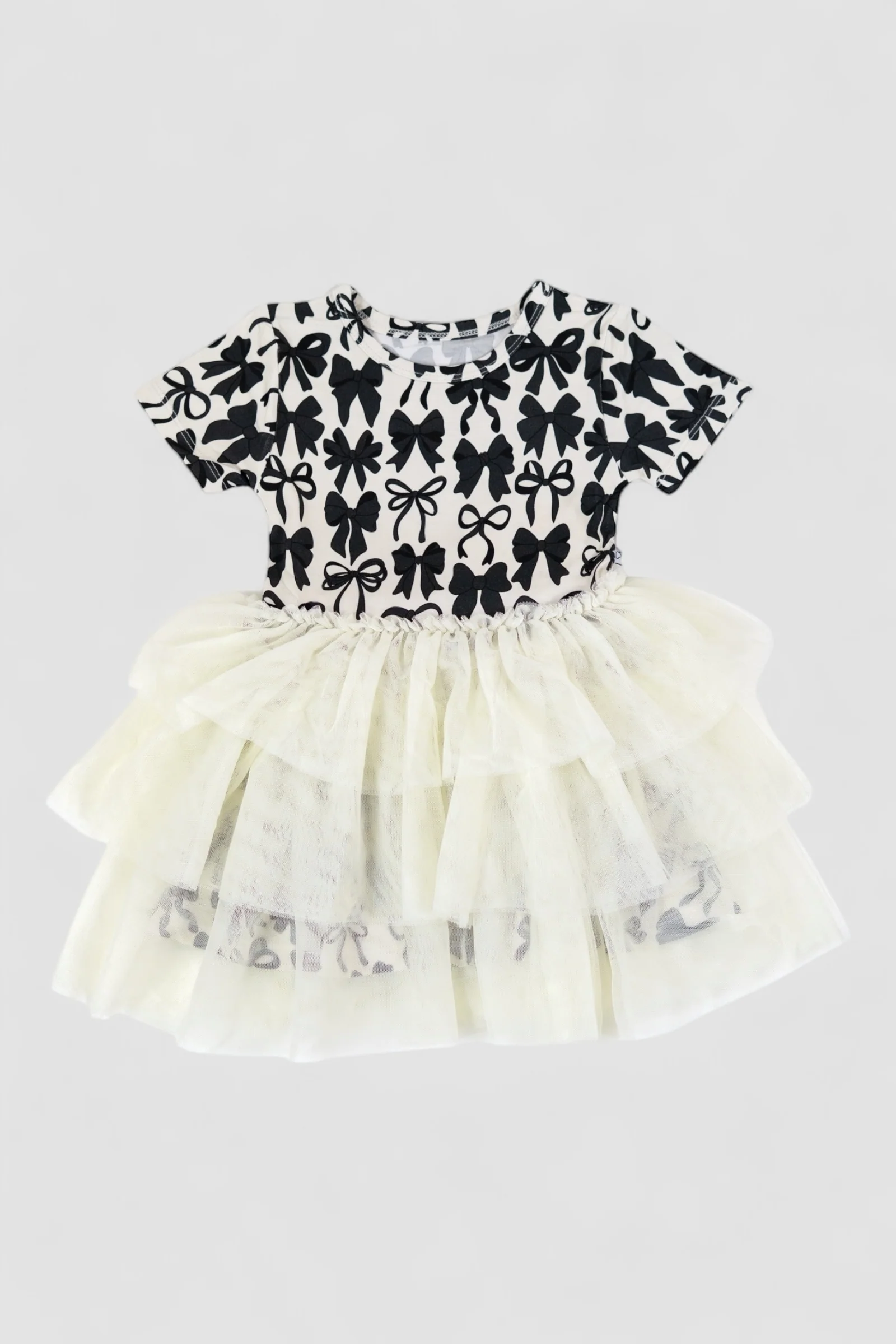 NEUTRAL BOWS DREAM TUTU DRESS - Image 3