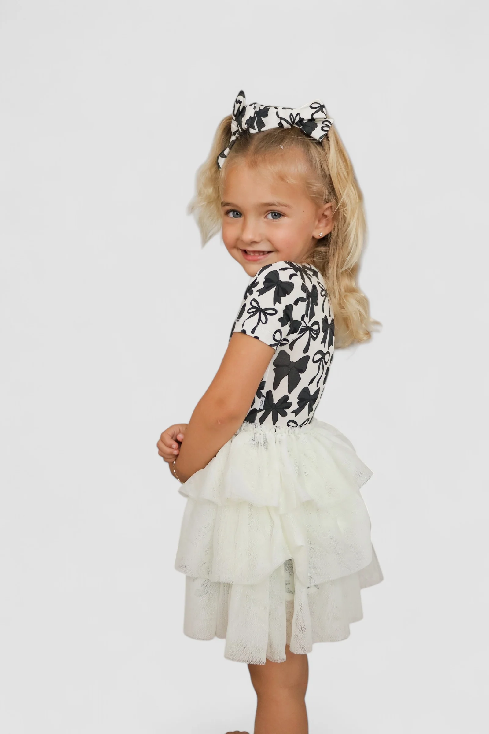NEUTRAL BOWS DREAM TUTU DRESS - Image 7