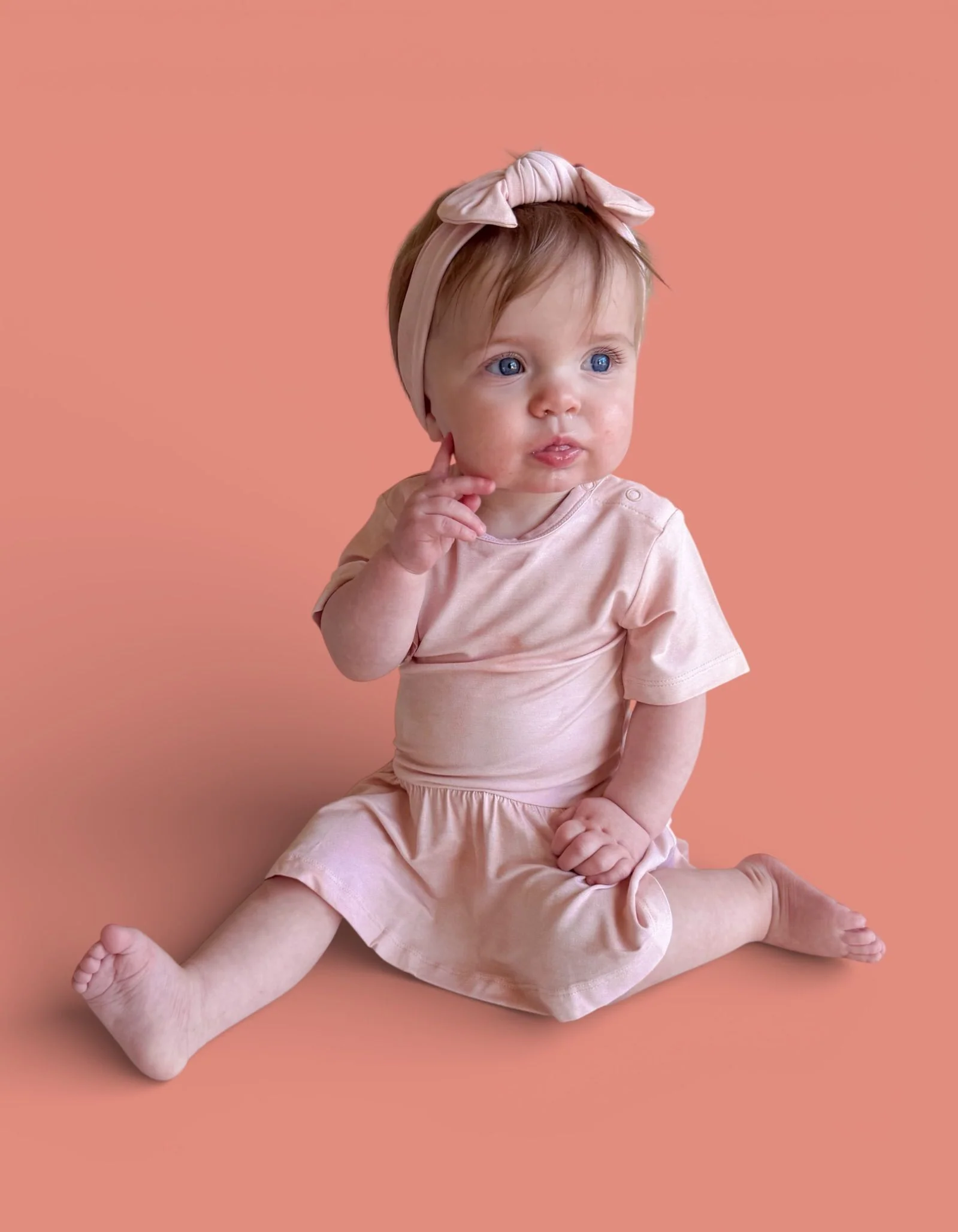 ORANGE CREAMSICLE DREAM BODYSUIT DRESS - Image 4