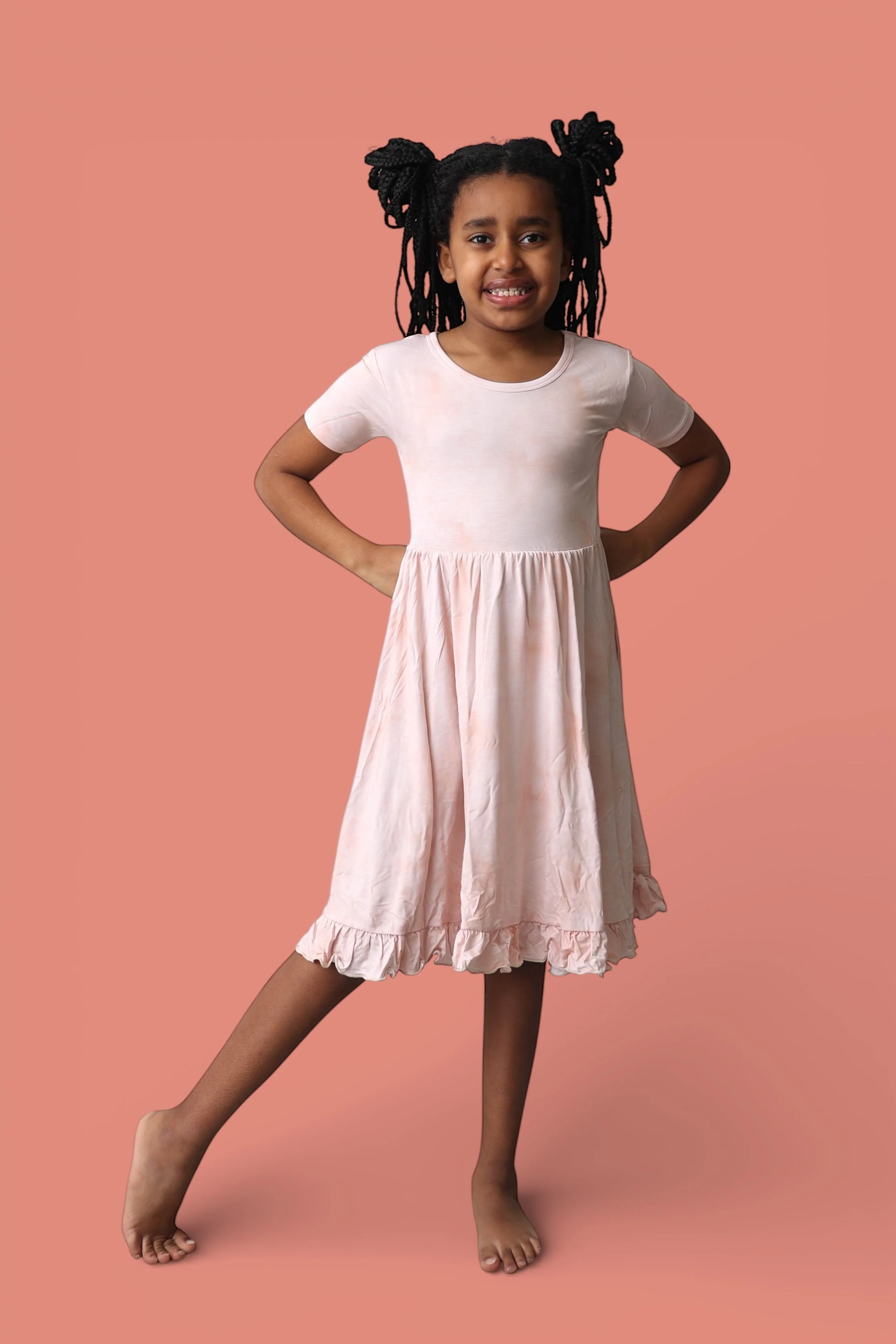ORANGE CREAMSICLE DREAM RUFFLE DRESS - Image 16