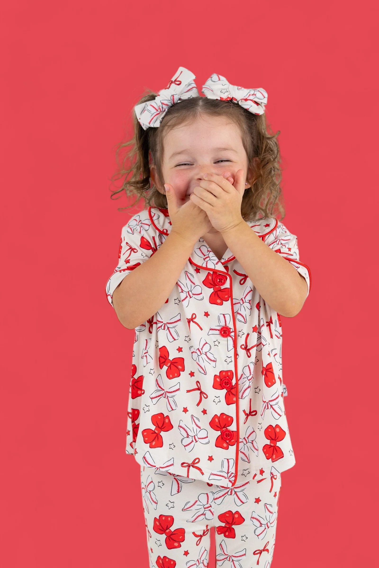 PITCH PERFECT BOWS SHORT SLEEVE DREAM GIRL'S FLARE SET - Image 16