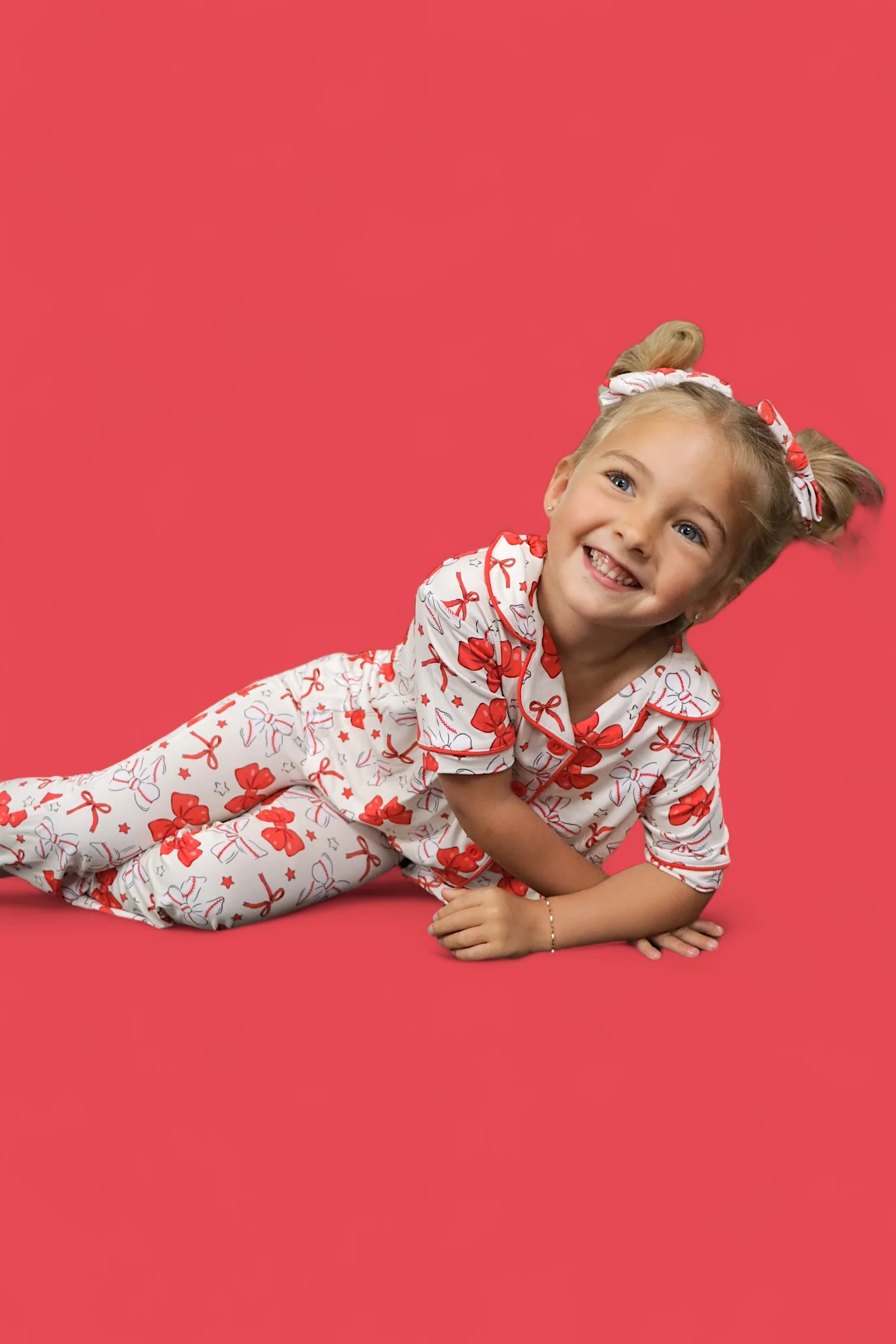 PITCH PERFECT BOWS SHORT SLEEVE DREAM GIRL'S FLARE SET - Image 5