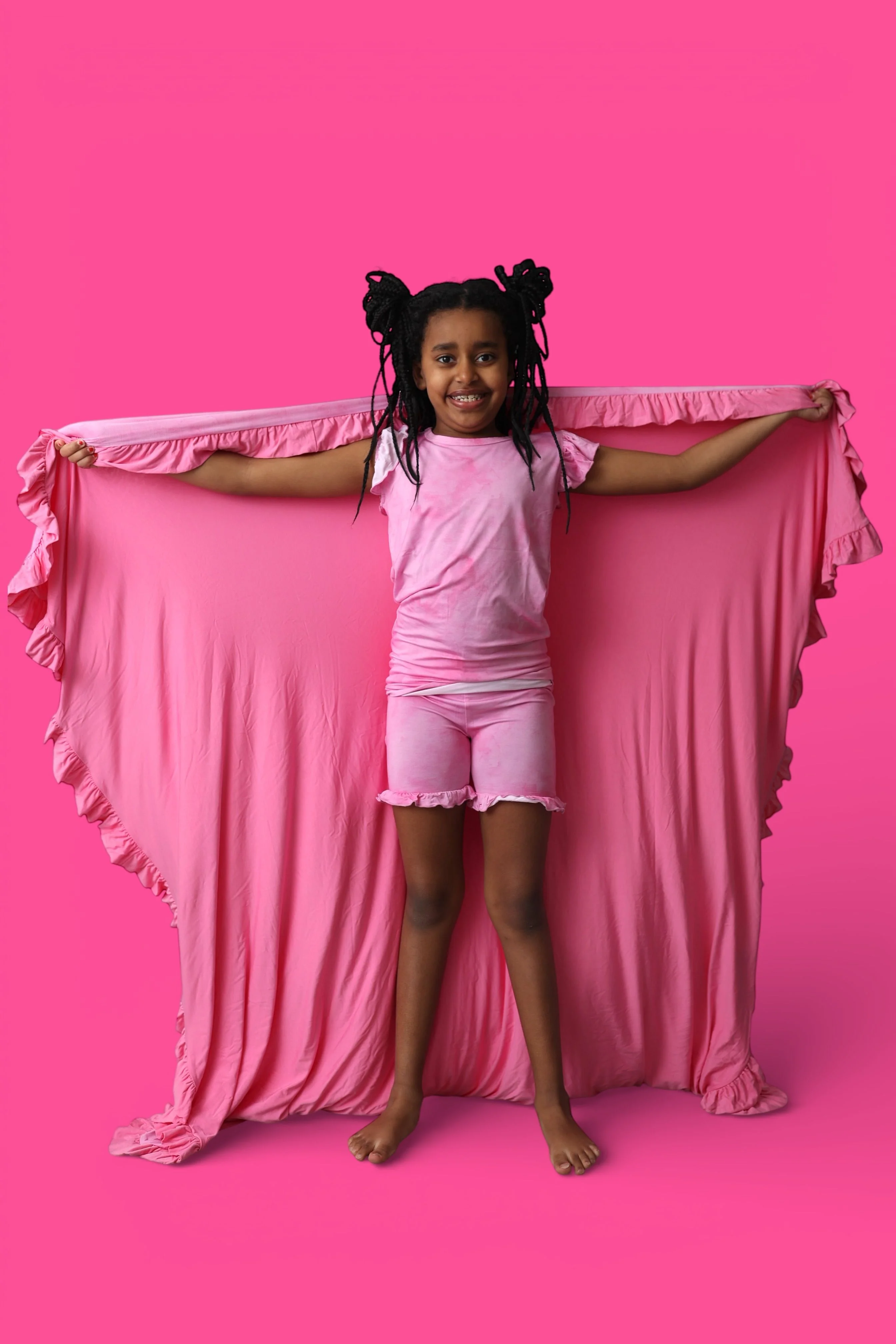 PINK DAYDREAM DREAM RUFFLE BLANKET - Image 9