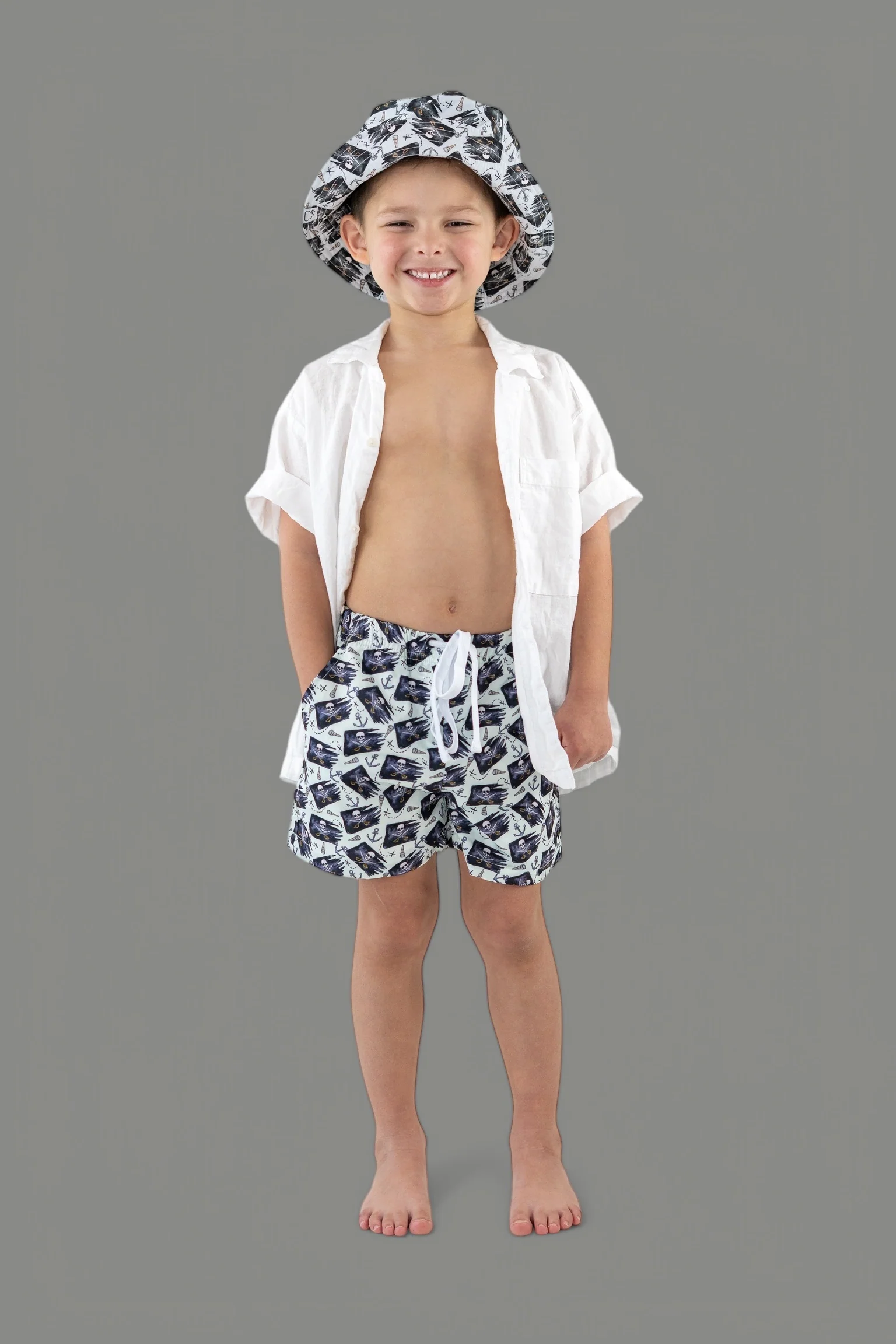 PIRATE CREW BOY'S DREAM SWIM TRUNKS - Image 10