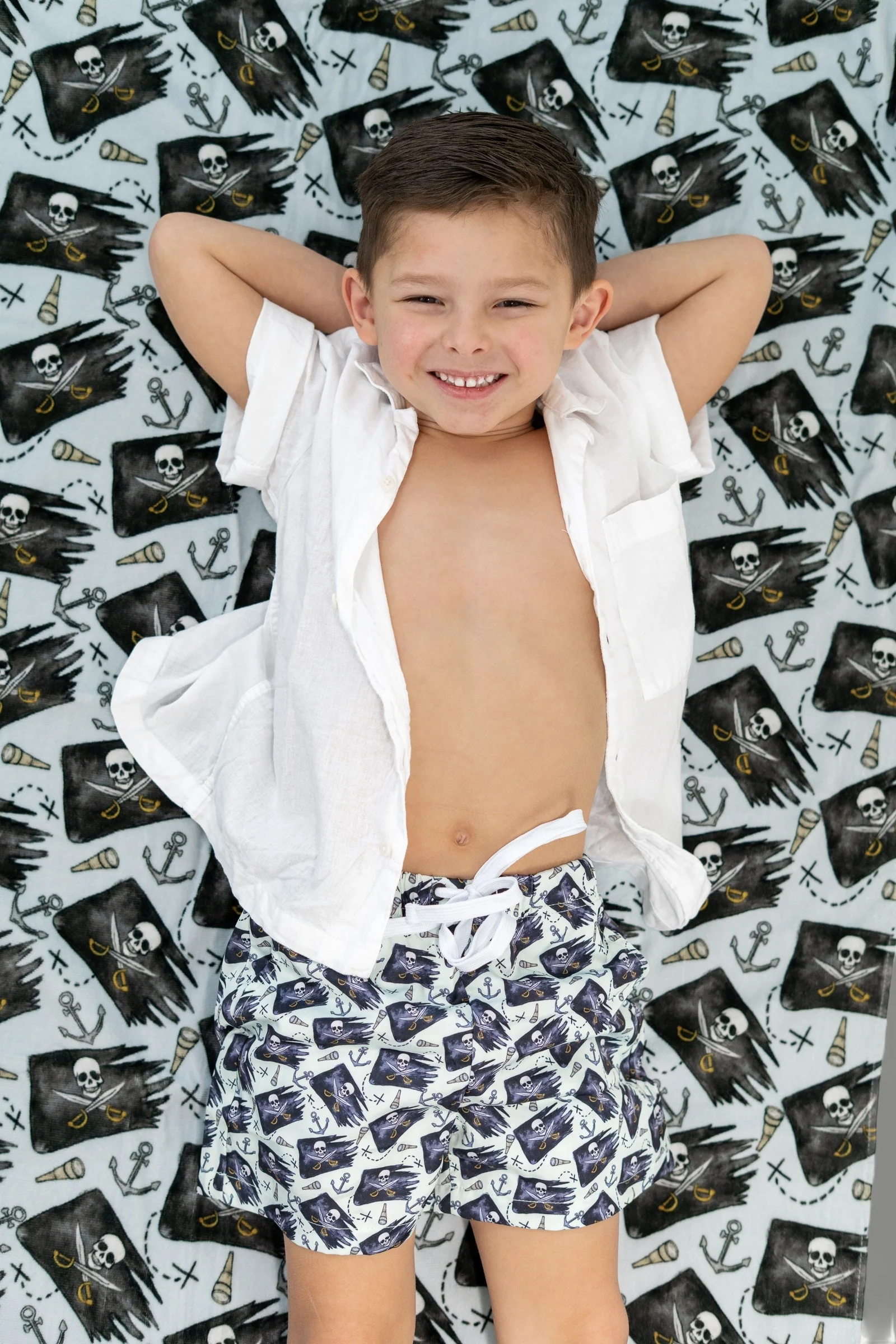 PIRATE CREW BOY'S DREAM SWIM TRUNKS - Image 3