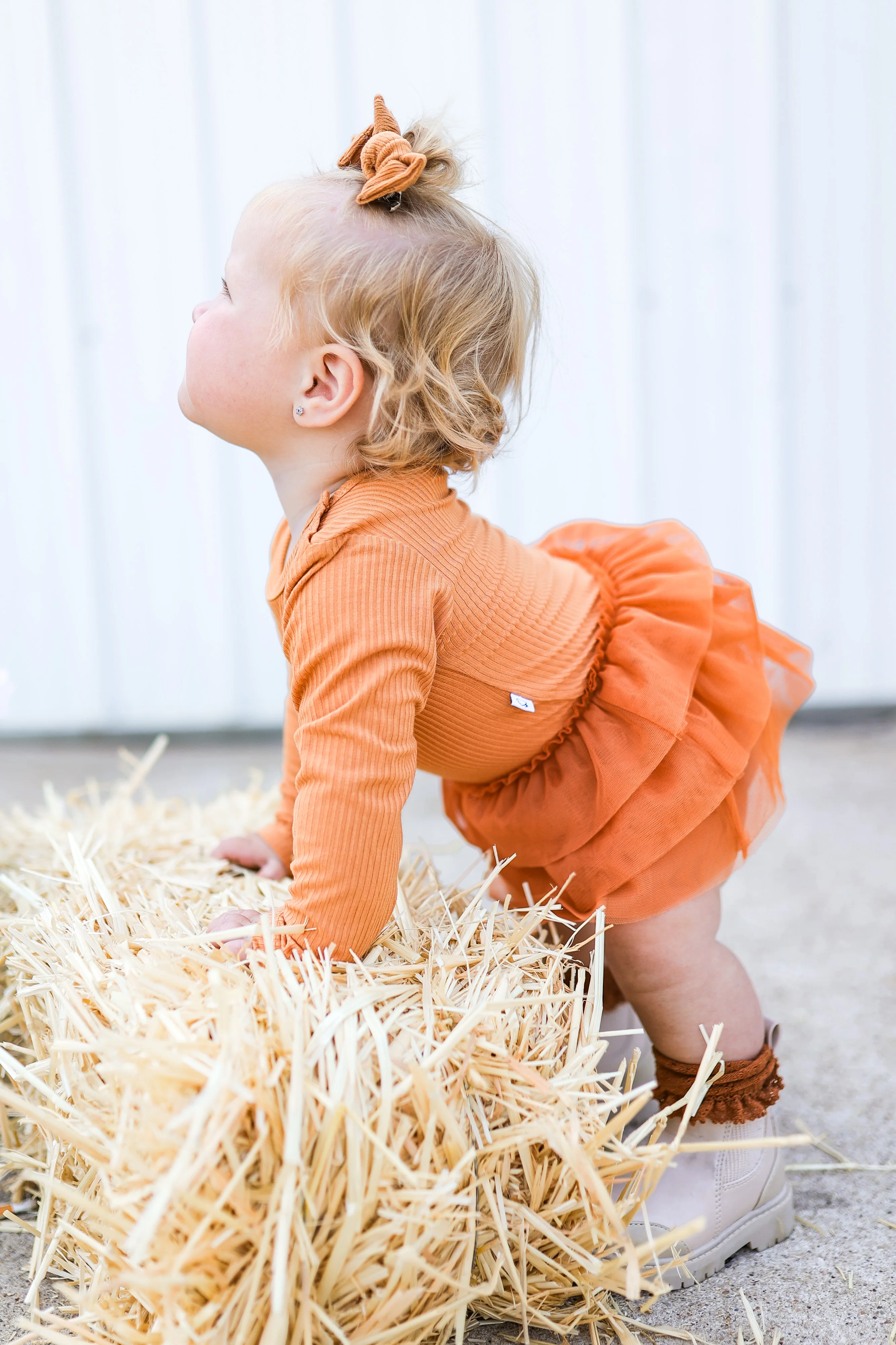 PUMPKIN RIB DREAM TUTU BODYSUIT DRESS - Image 5