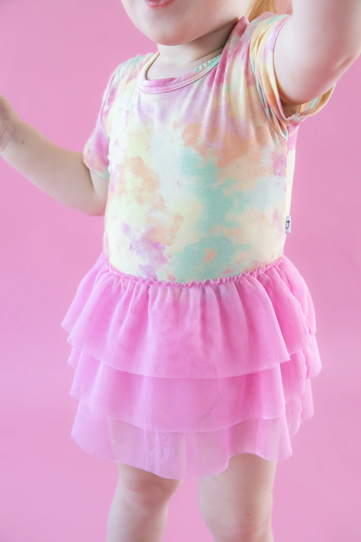 RAINBOW CLOUDS DREAM TUTU BODYSUIT DRESS - Image 8