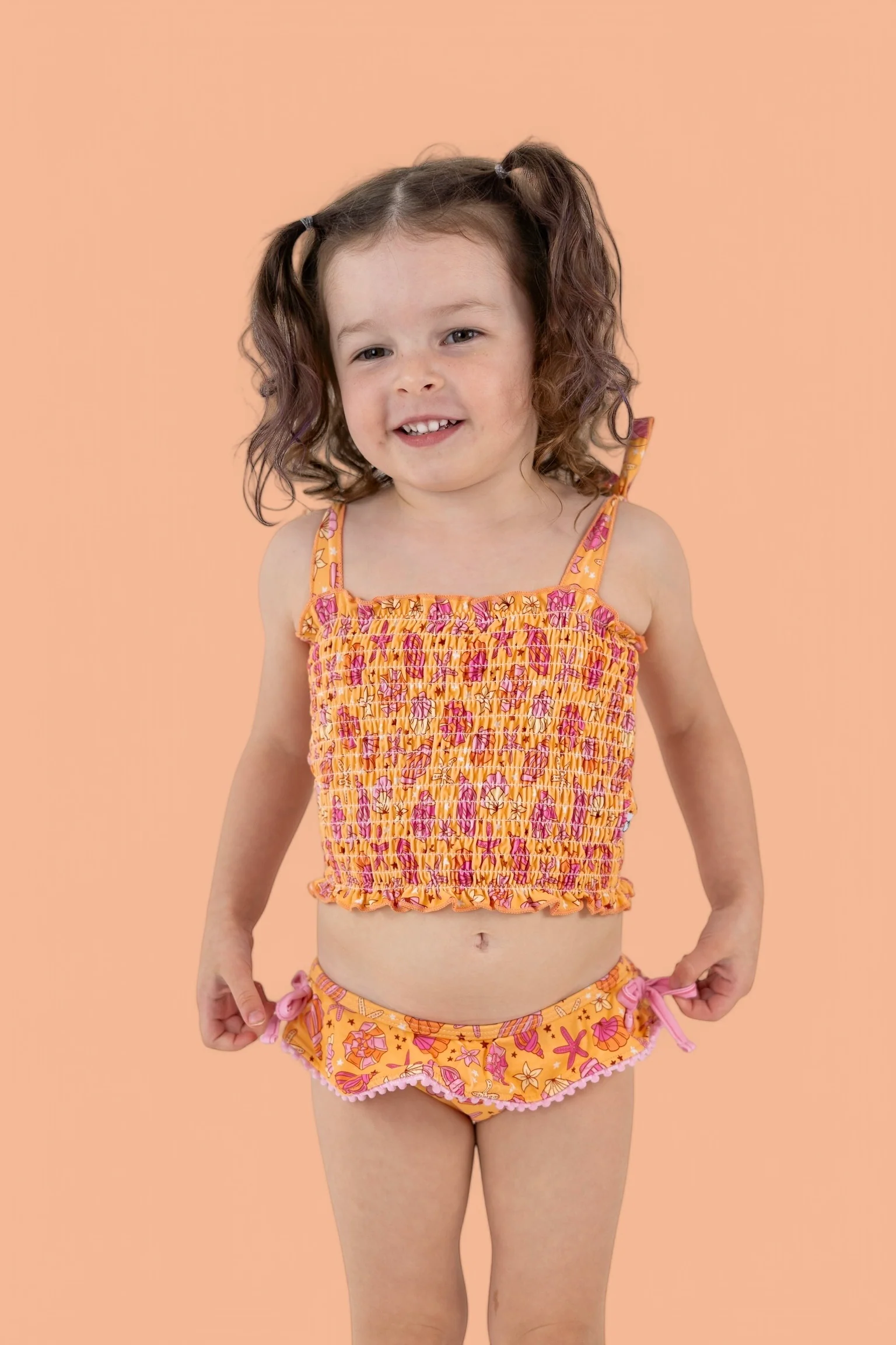 SHELLO SUMMER DREAM SMOCKED TANKINI TWO PIECE SWIM SUIT - Image 12