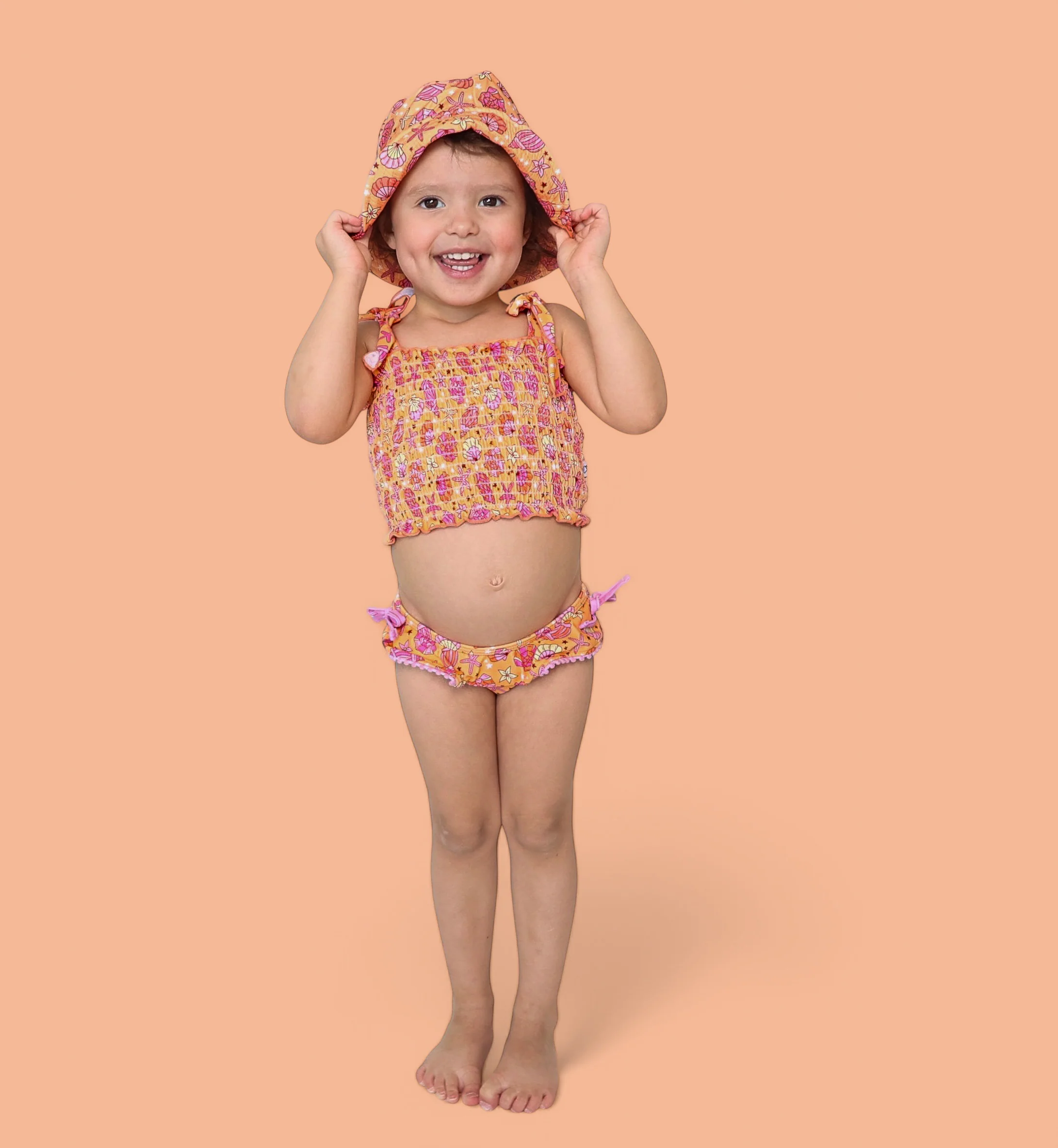 SHELLO SUMMER DREAM SMOCKED TANKINI TWO PIECE SWIM SUIT - Image 16