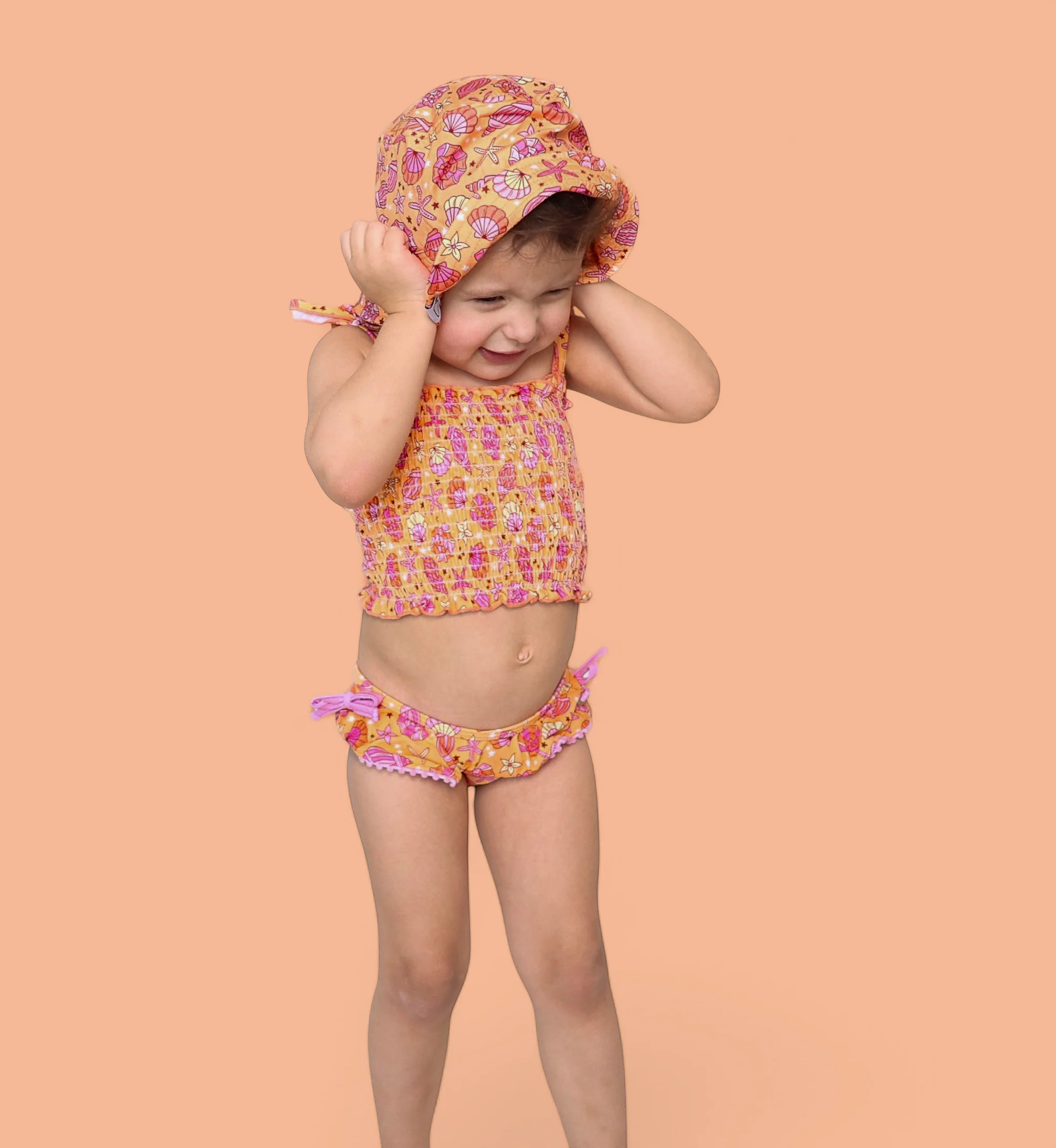 SHELLO SUMMER DREAM SMOCKED TANKINI TWO PIECE SWIM SUIT - Image 17