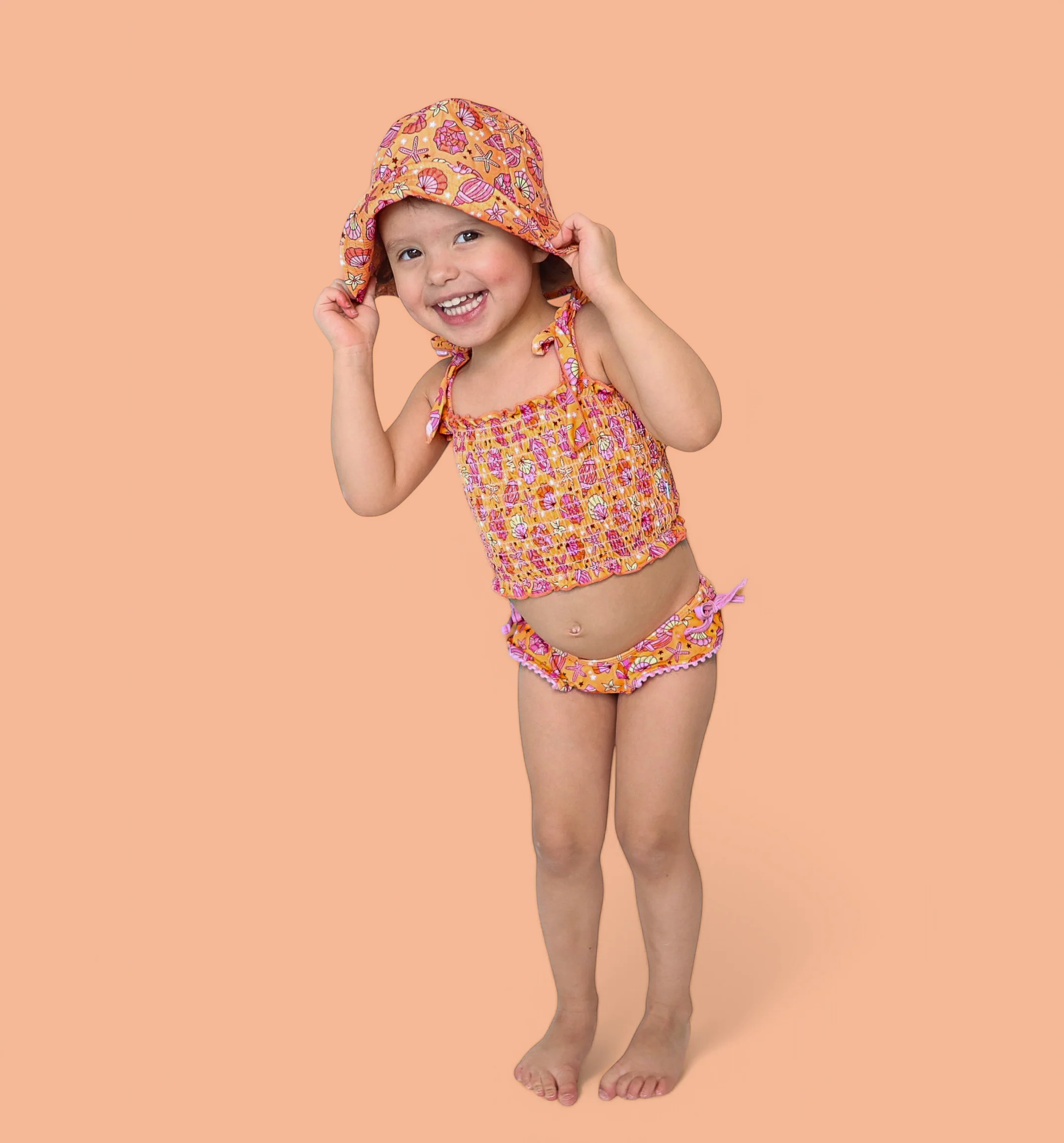 SHELLO SUMMER DREAM SMOCKED TANKINI TWO PIECE SWIM SUIT - Image 19