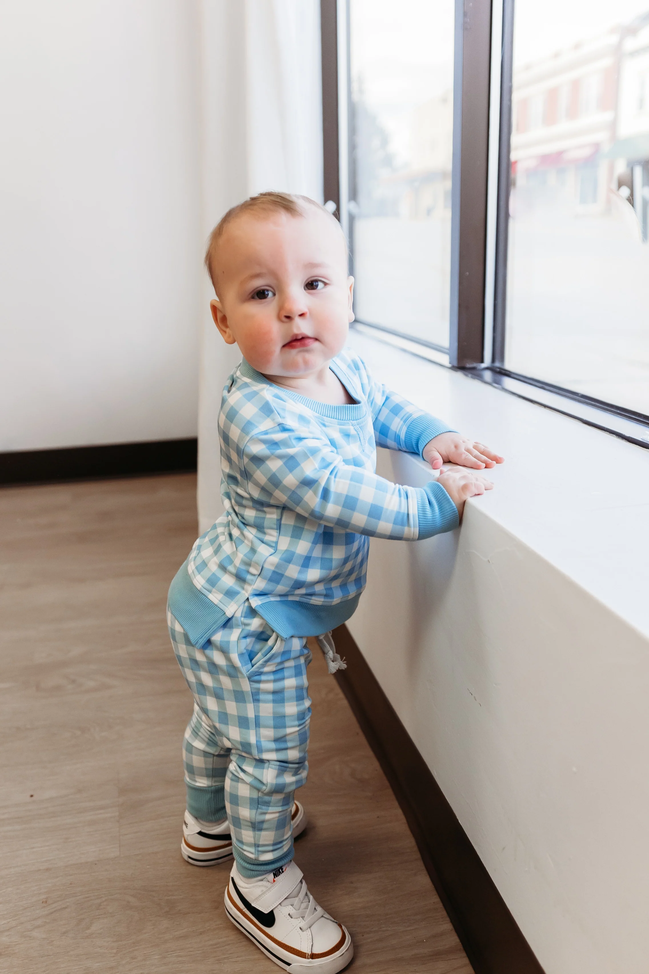 SKY BLUE GINGHAM DREAM PULLOVER - Image 11