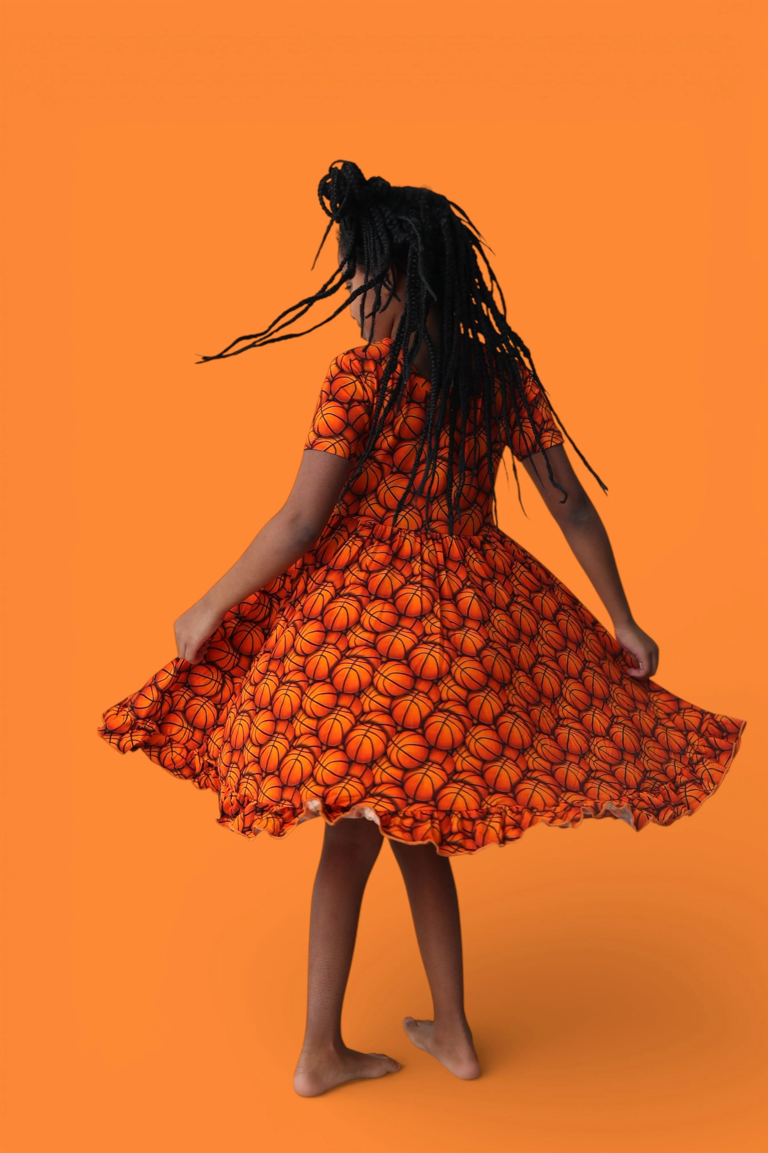 SLAM DUNK SQUAD DREAM RUFFLE DRESS
