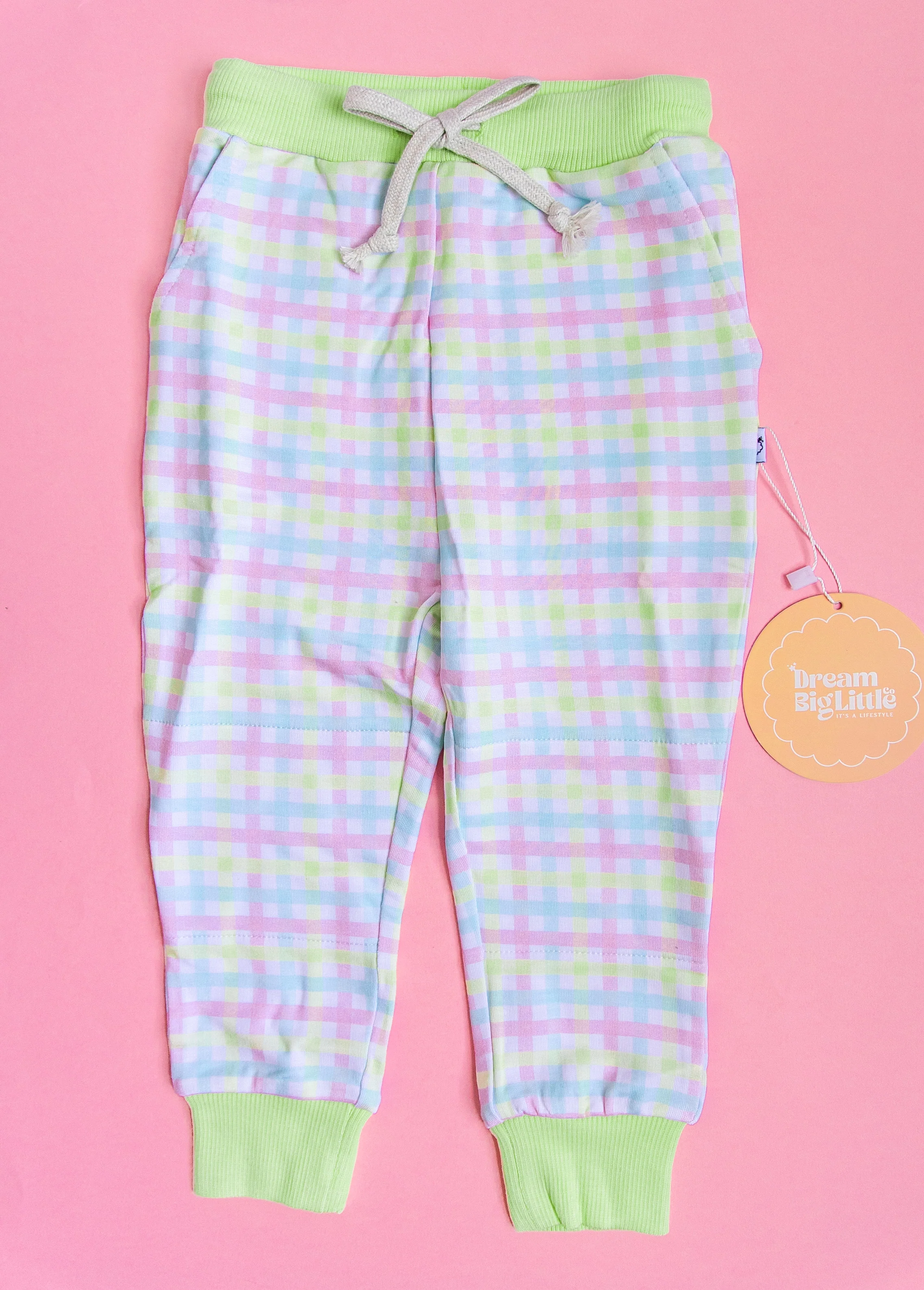 SPRING GINGHAM DREAM JOGGER - Image 5