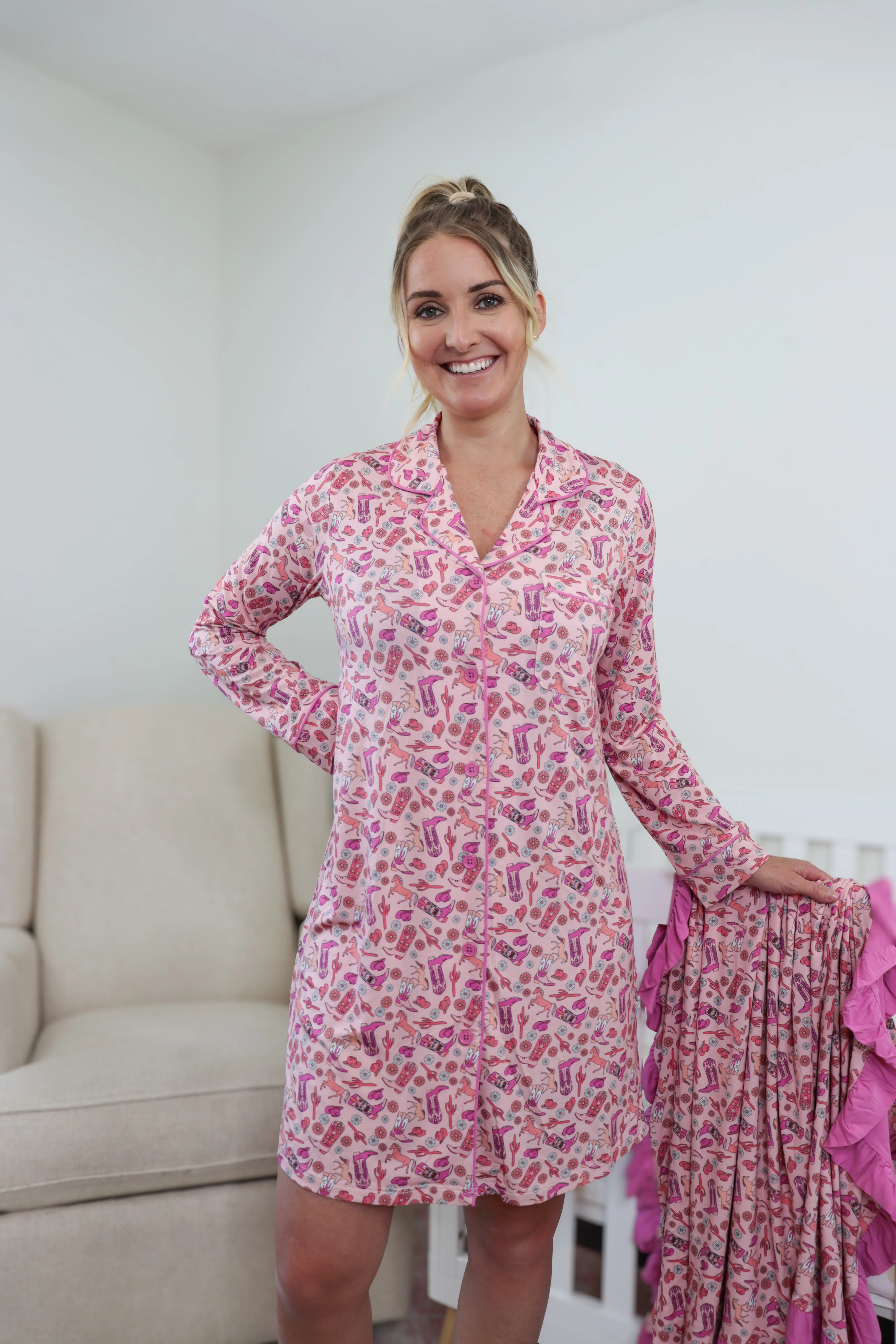 Stay Wild Cowgirl Women's Dream Gown - Image 2