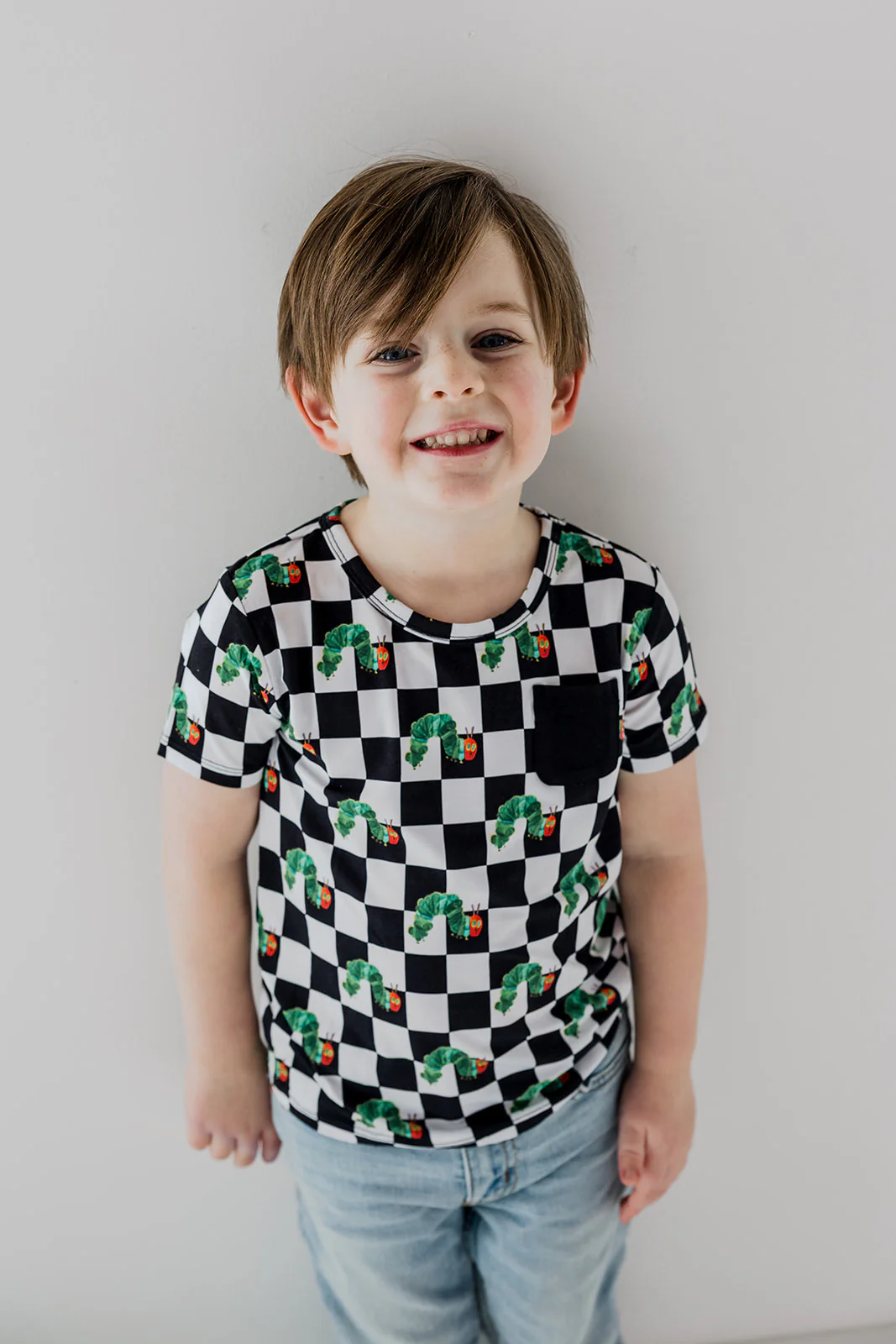 CATERPILLAR CHECK DREAM POCKET TEE - Image 3