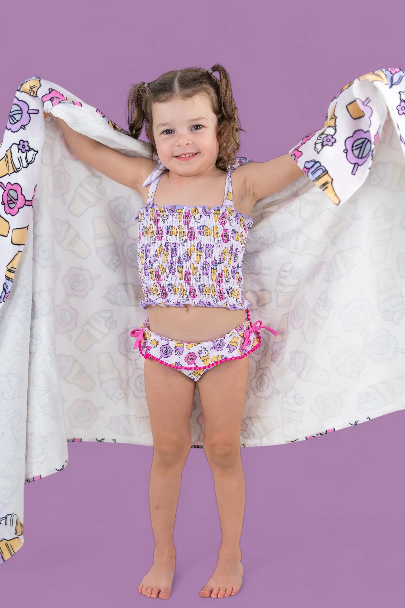 SWEET SUMMER DREAM SMOCKED TANKINI TWO PIECE SWIM SUIT - Image 15
