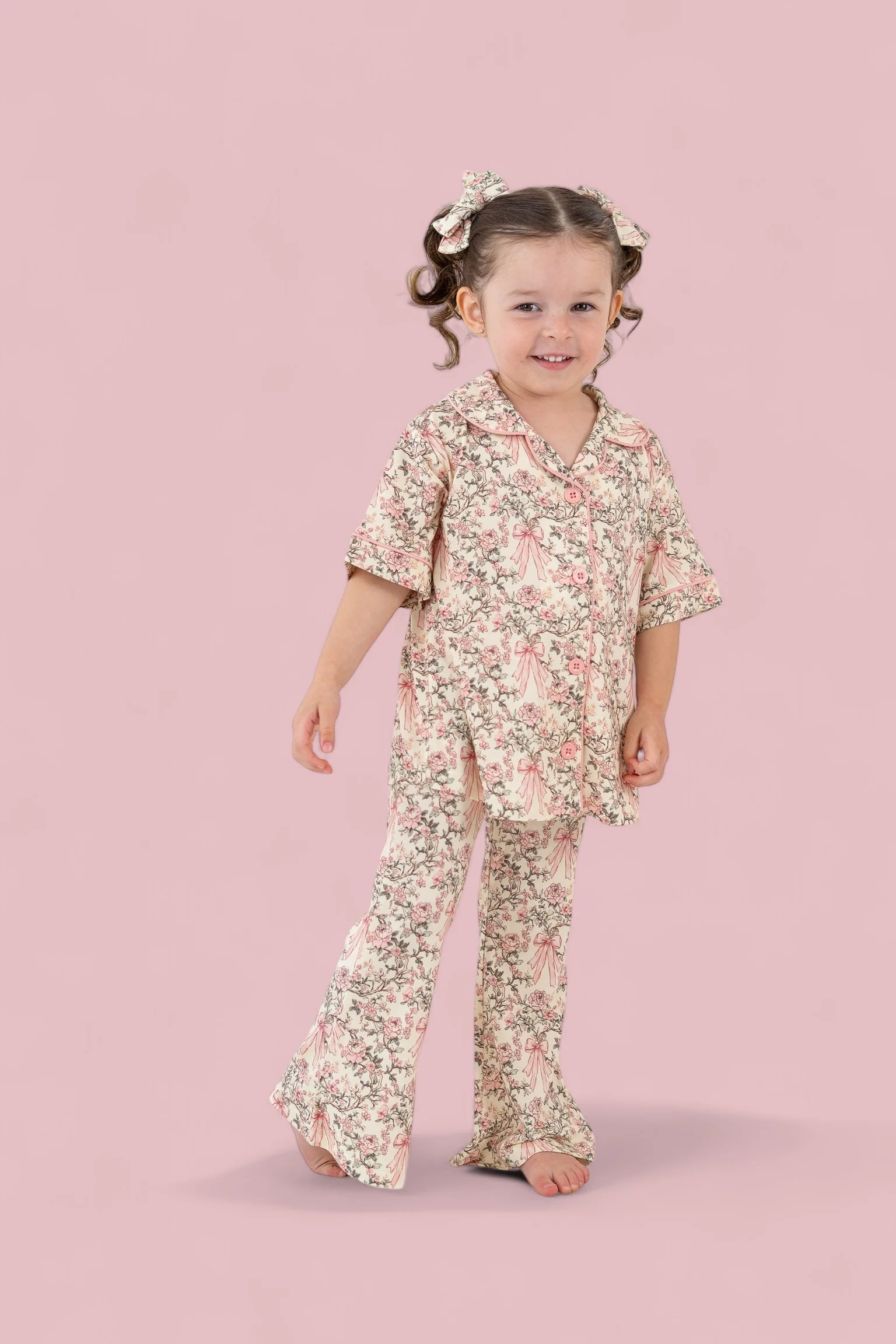 VICTORIAN BLOOM DREAM GIRL'S FLARE SET - Image 10